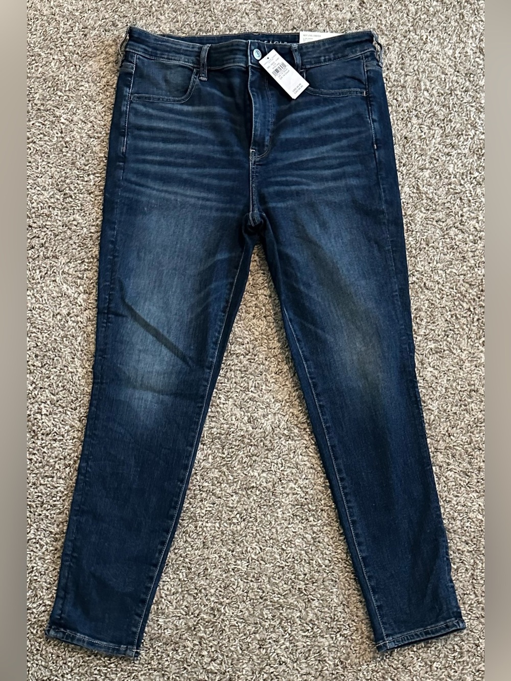 American Eagle Outfitters Hi-Rise Jegging, Next level stretch - Dark Atlantic